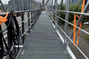 Footbridges in Lean Duplex from Sverdrup Steel for Mongstad facility