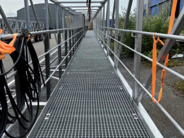 Footbridges in Lean Duplex from Sverdrup Steel for Mongstad facility