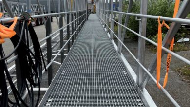 Footbridges in Lean Duplex from Sverdrup Steel for Mongstad facility