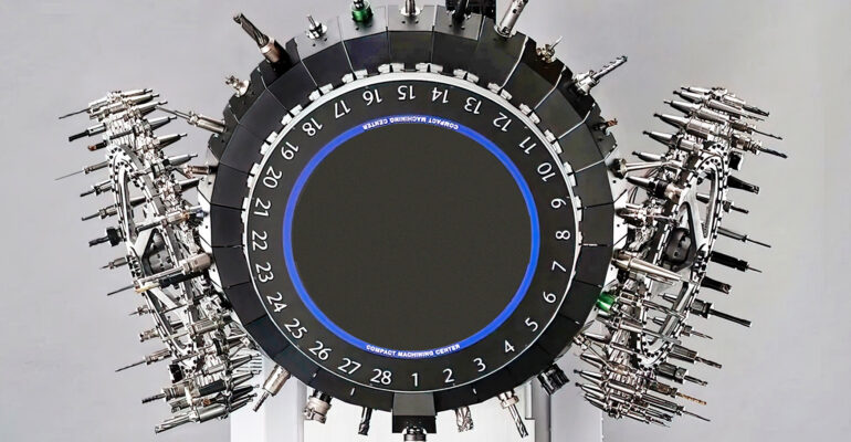 FIRST-EVER 30-TAPER MACHINING CENTRE WITH 100 TOOLS