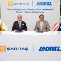 SARITAS PLACES MAJOR EQUIPMENT ORDER FOR ITS INTEGRATED STAINLESS STEEL INVESTMENT IN TÜRKİYE