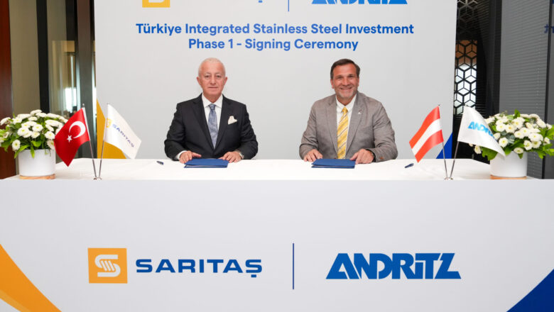 SARITAS PLACES MAJOR EQUIPMENT ORDER FOR ITS INTEGRATED STAINLESS STEEL INVESTMENT IN TÜRKİYE